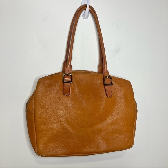 Mark & Graham honey leather bag large shoulder bag - Picture 7 of 16